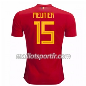 Maillot de Foot Belgique Meunier 15 Domicile Coupe du monde 2018